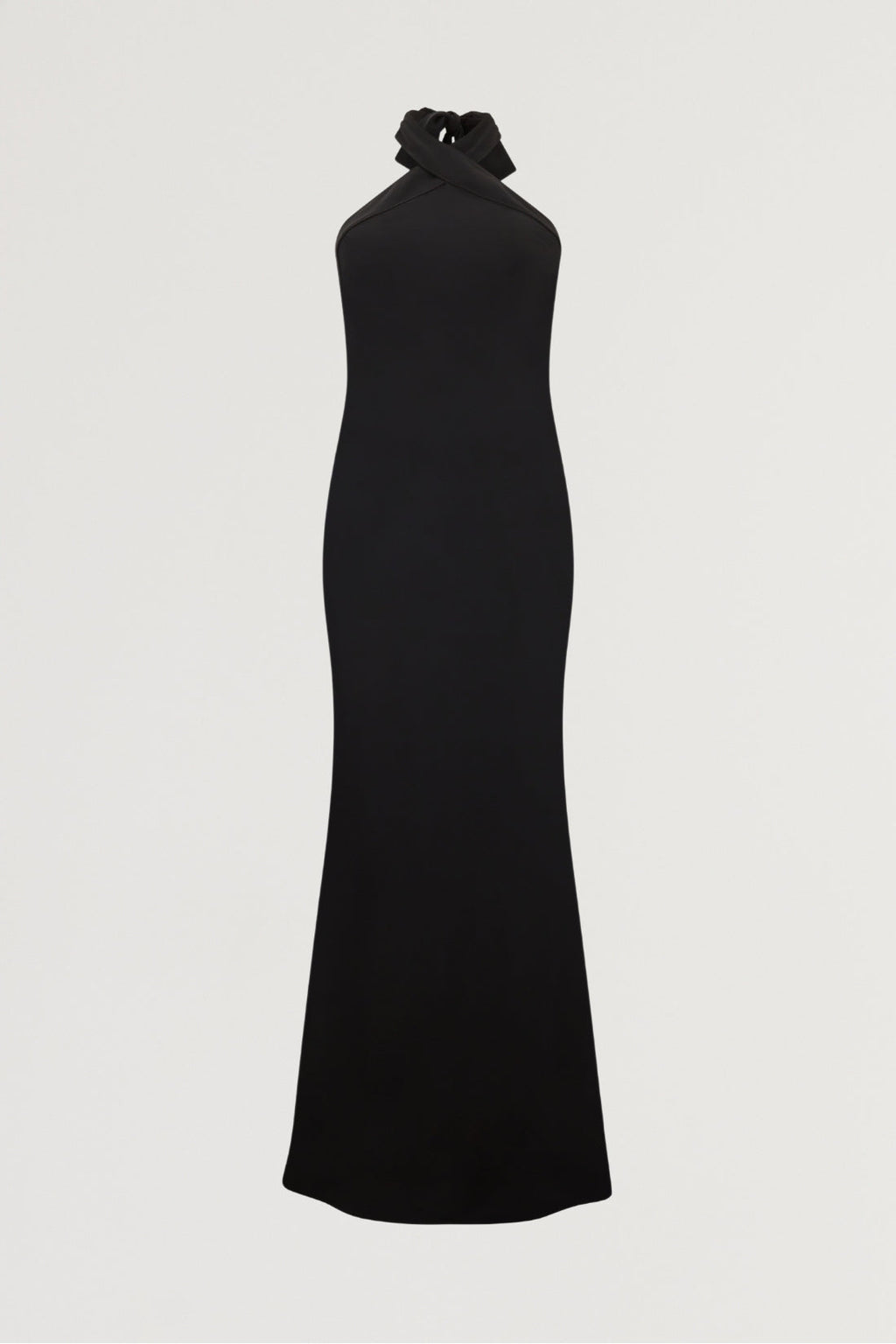 Cross Halter Neck Maxi Dress