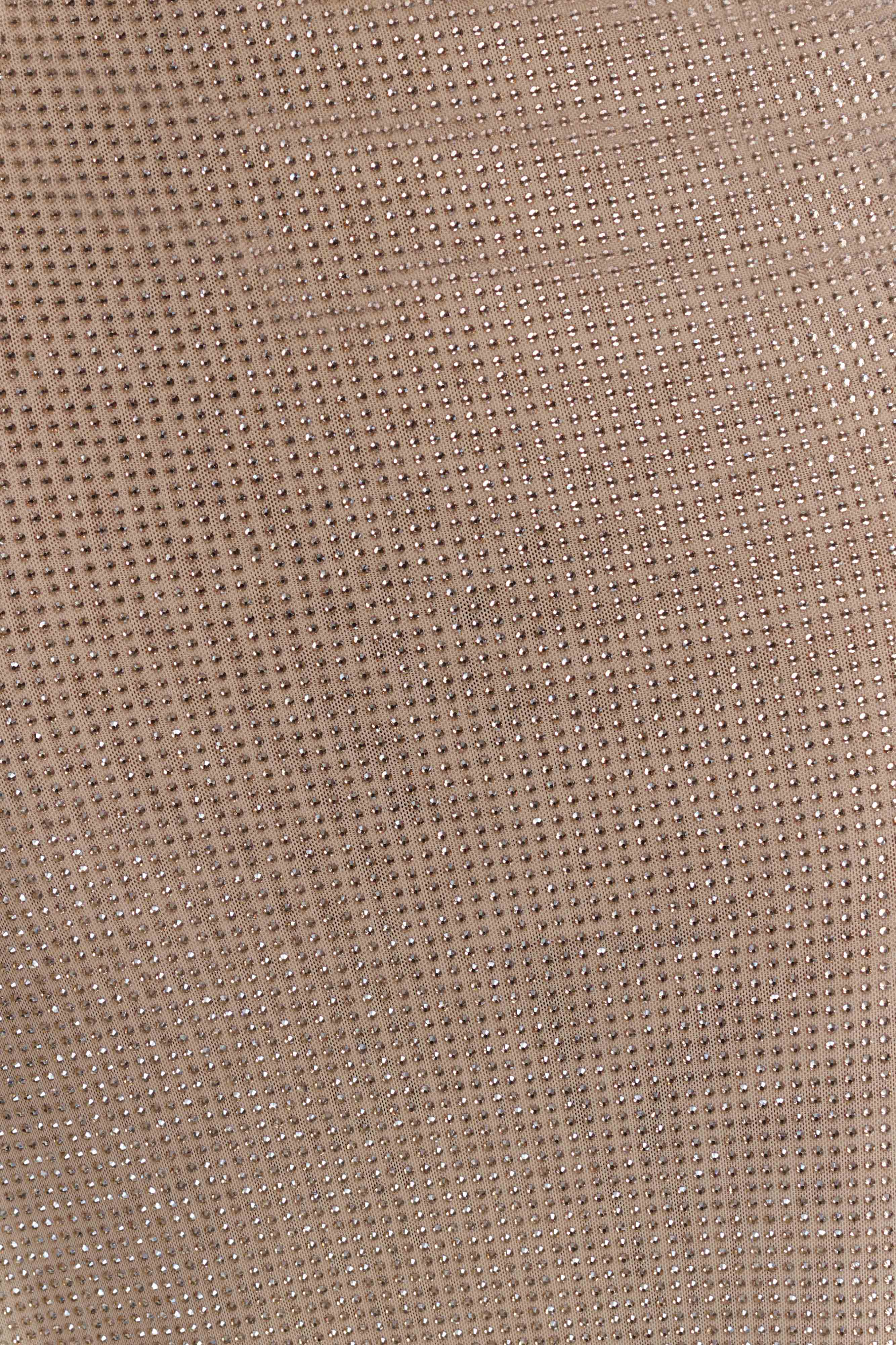 Starla Strapless Diamante Maxi Dress - Gold