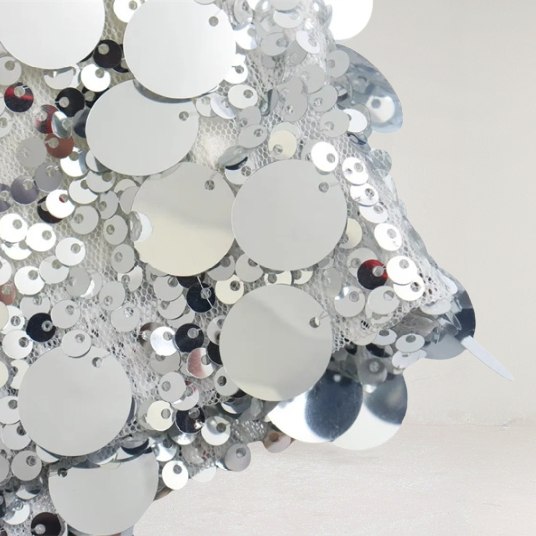 Glitter Sequin Mini Skirt