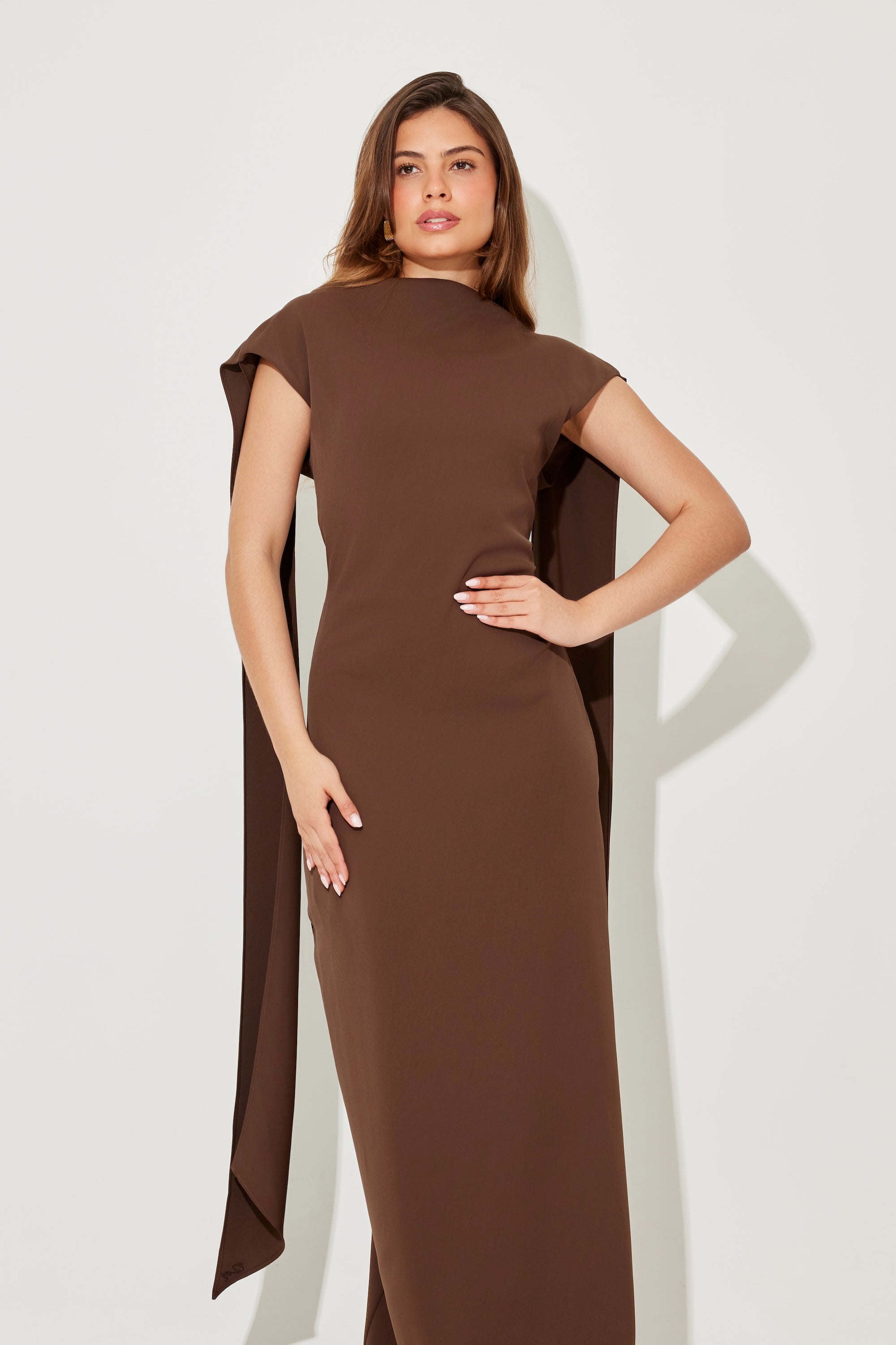 Drape Maxi Dress