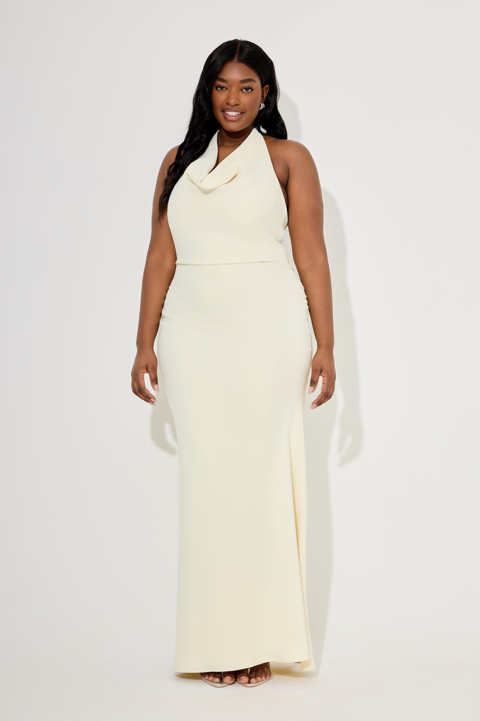 Cowl Neck Maxi Dress