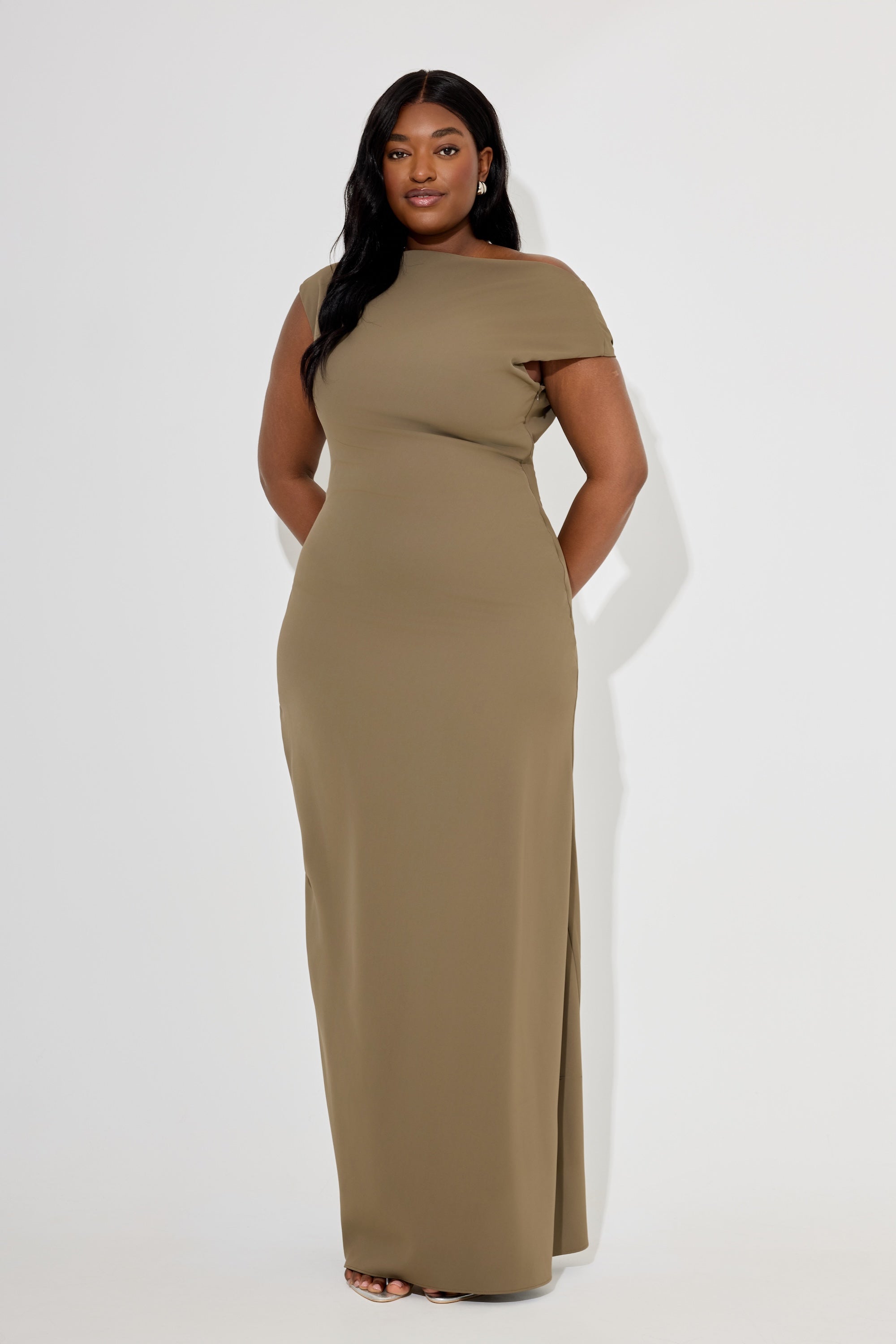 Drape Maxi Dress