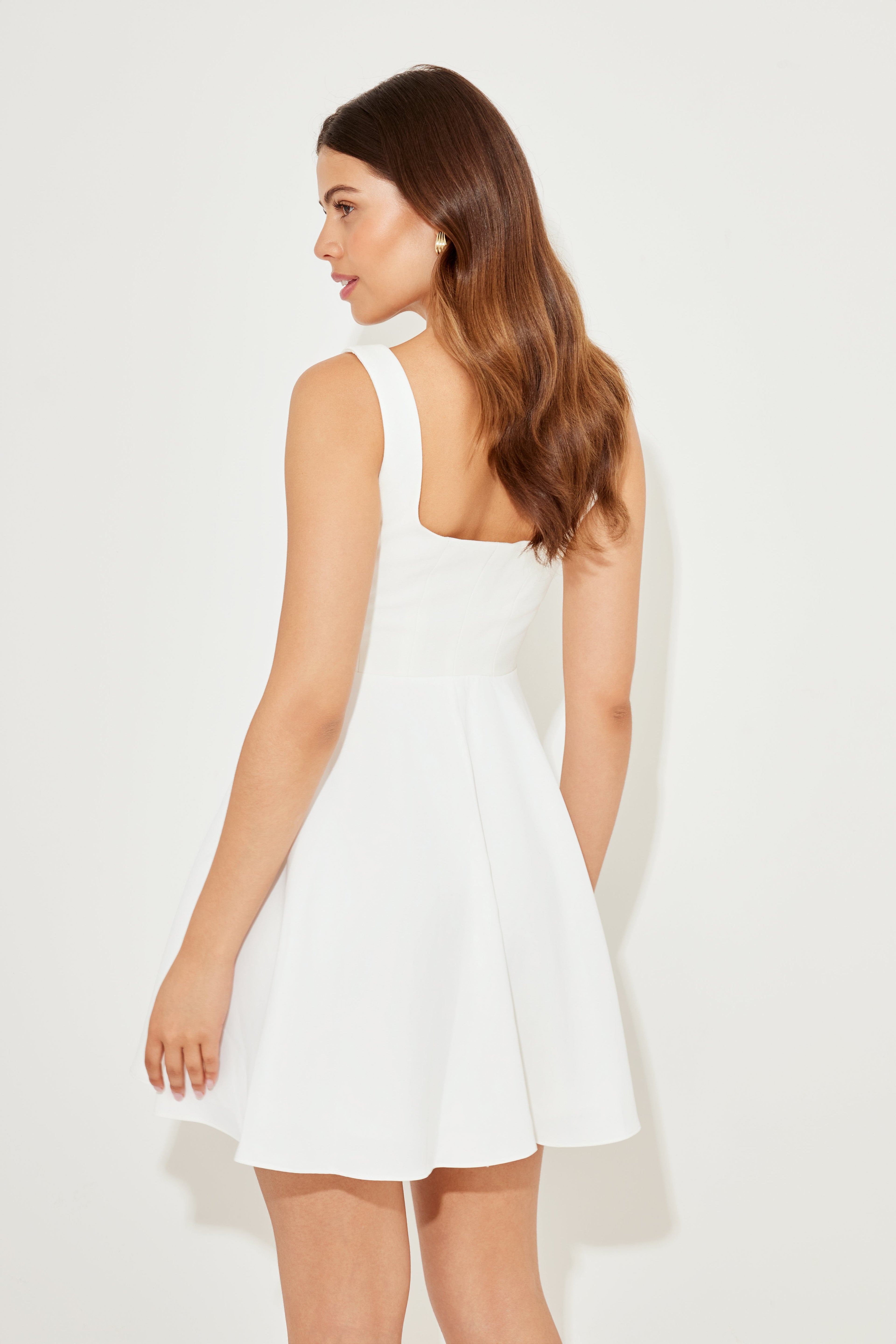 Square Neck Mini Dress