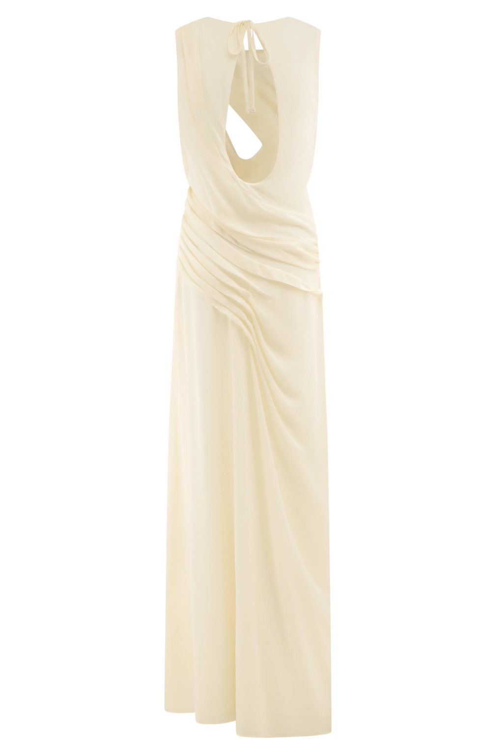 Oria Chiffon Maxi Dress - Ivory