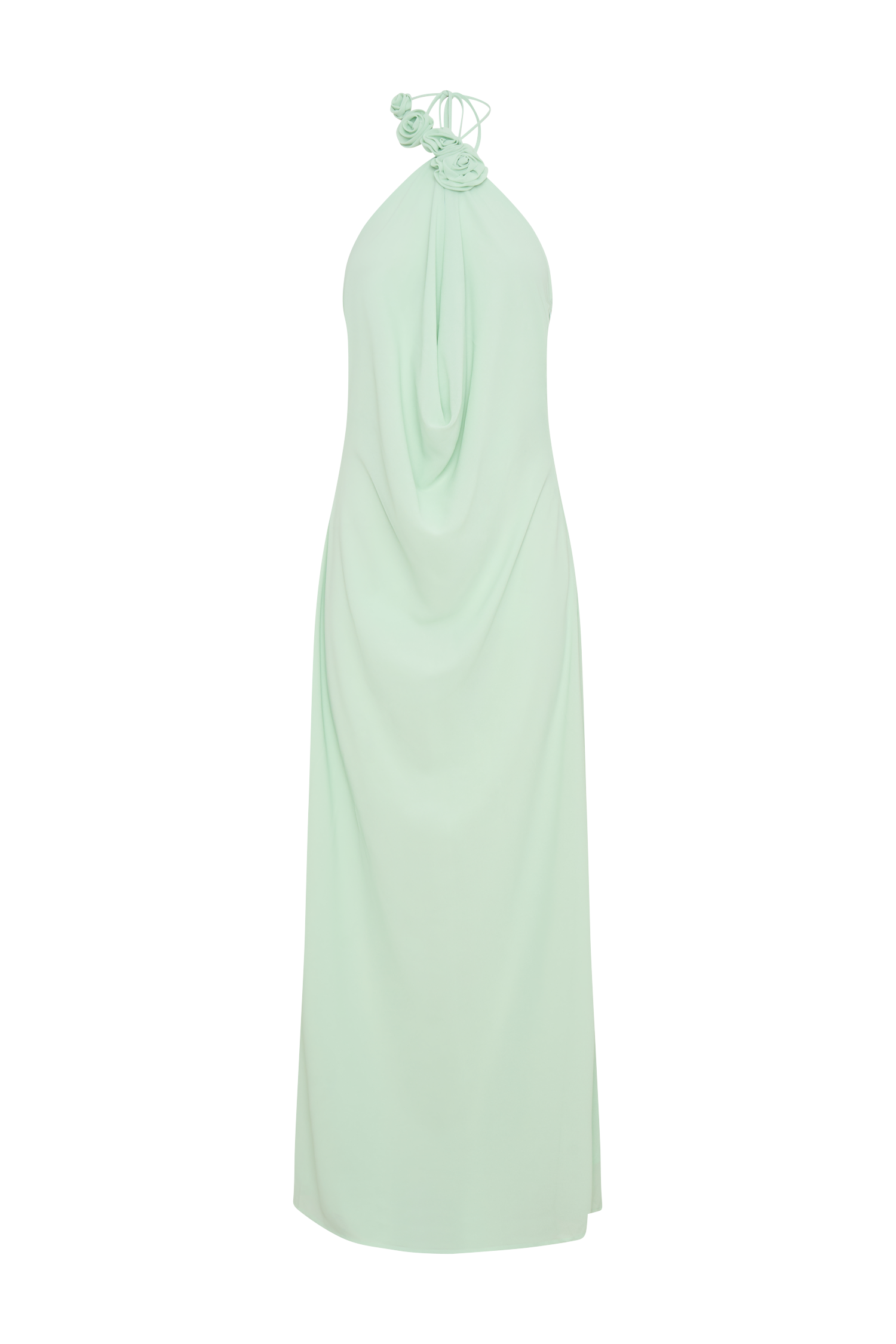 Rosalia Cowl Neck Maxi Dress - Sage