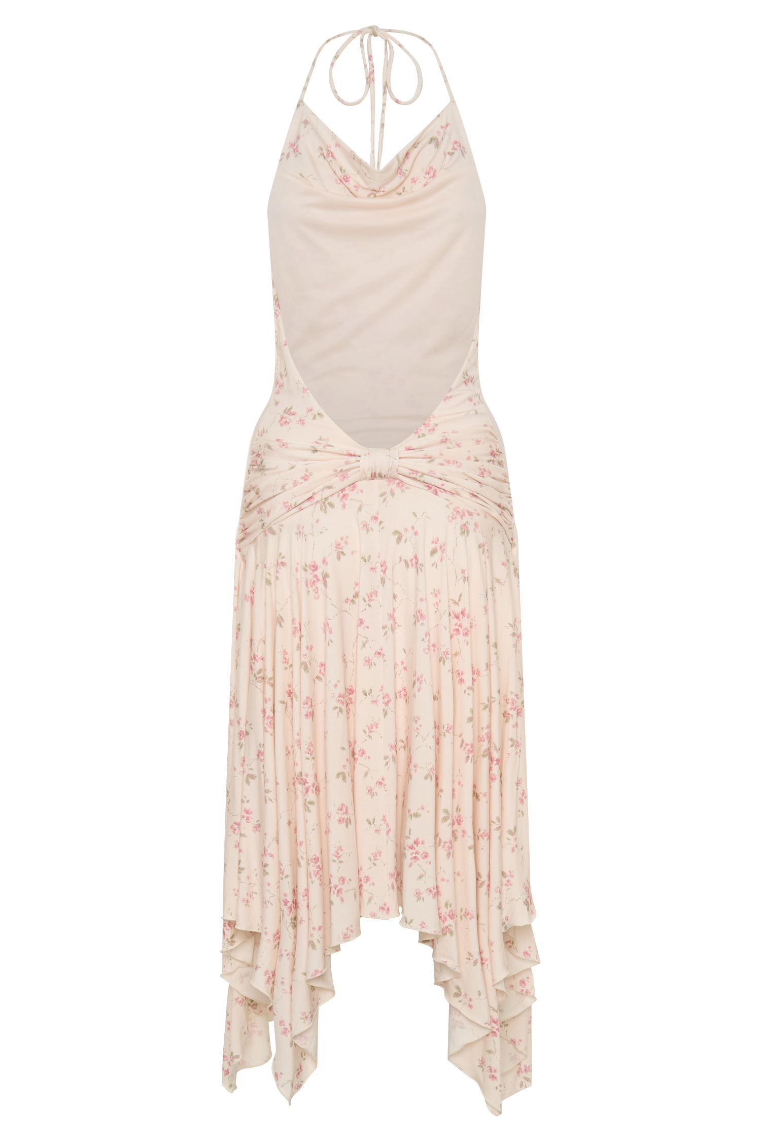 Sylvie Modal Hankie Midi Dress - Floral Ditsy Print