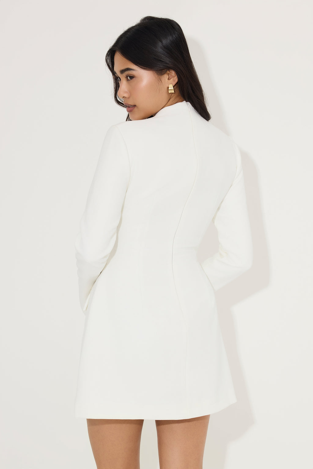 Split Sleeve Mini Dress