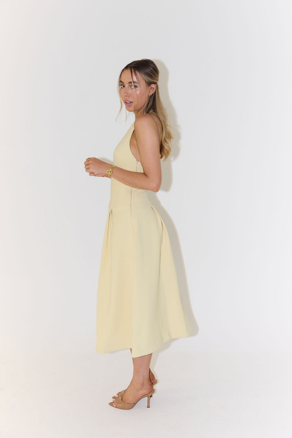 Hem Midi Dress