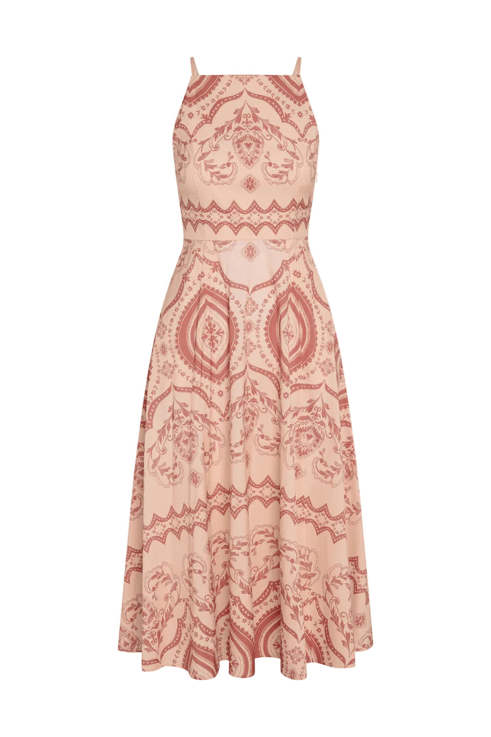Amara Rose Ceramic Print Midi Dress