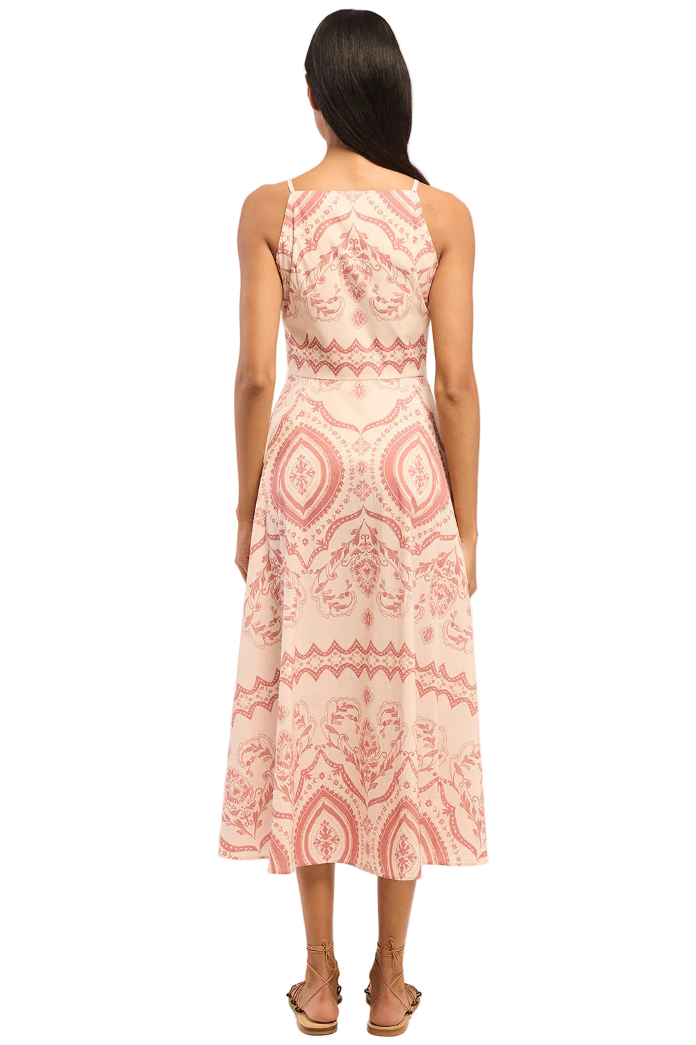 Amara Rose Ceramic Print Midi Dress